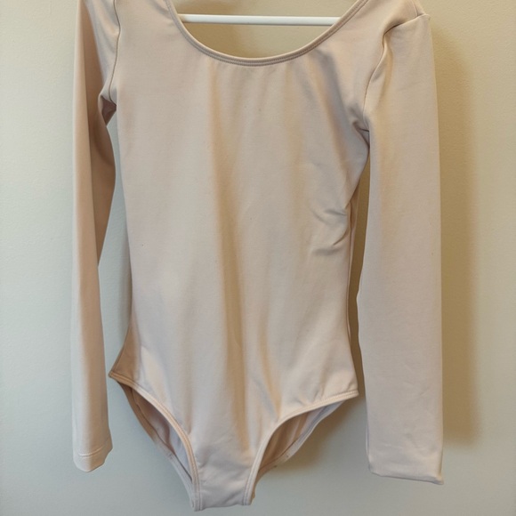 Bloch | One Pieces | Bloch Light Pink Long Sleeve Leotard | Poshmark